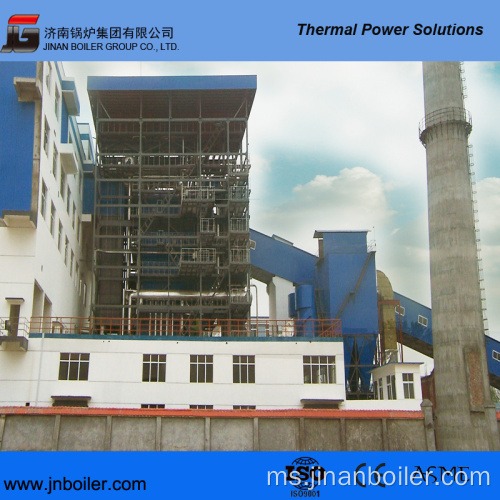 130 T / H Vibrating Grate Palm Shell Fired Boiler